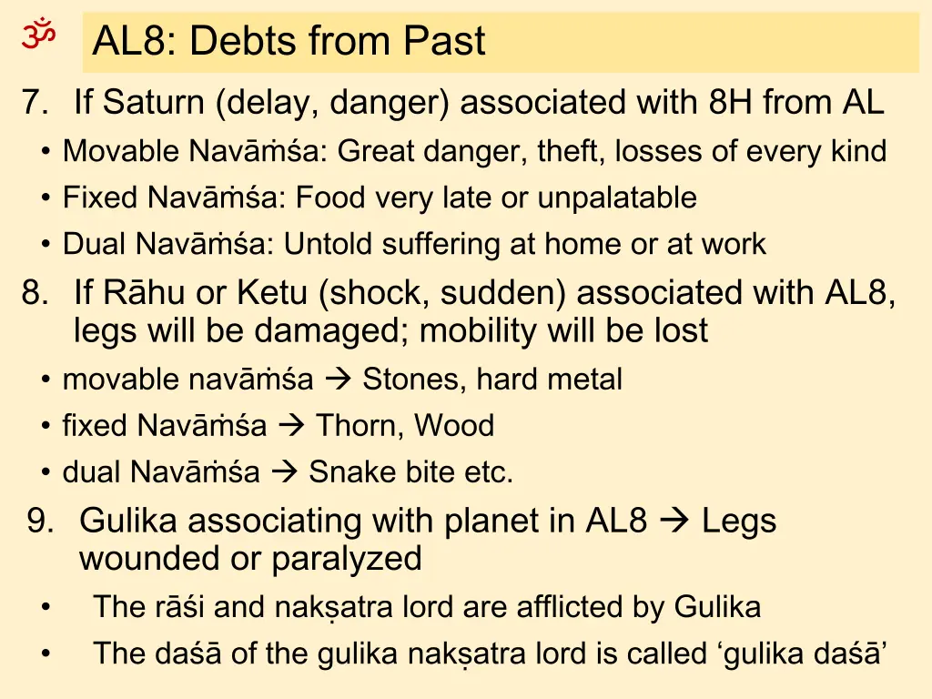 al8 debts from past 7 if saturn delay danger