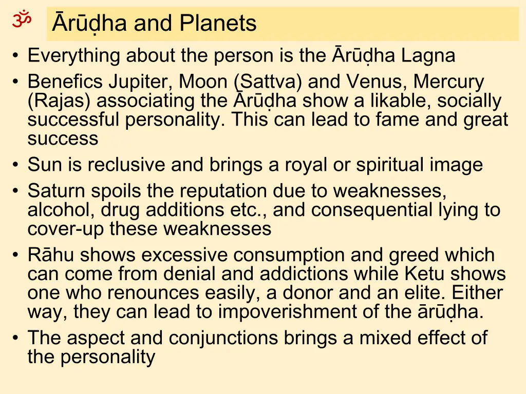 r ha and planets everything about the person