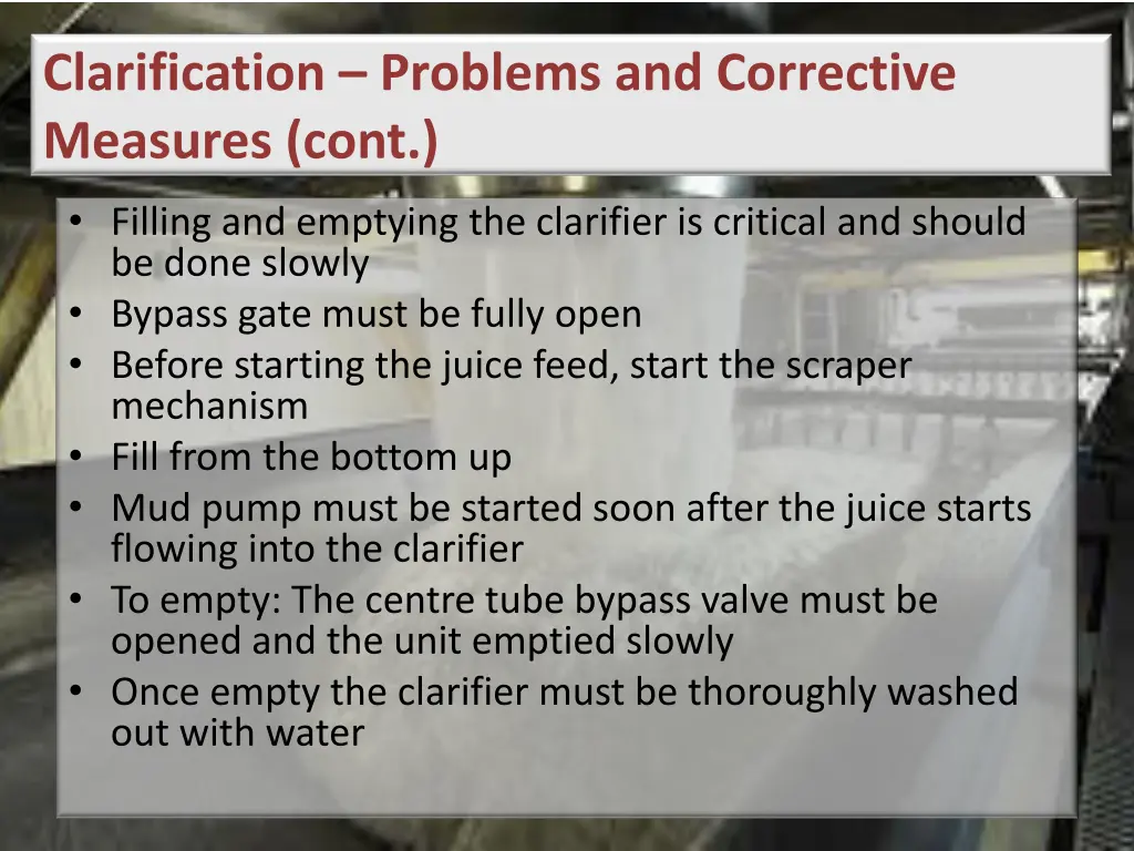clarification problems and corrective measures 1