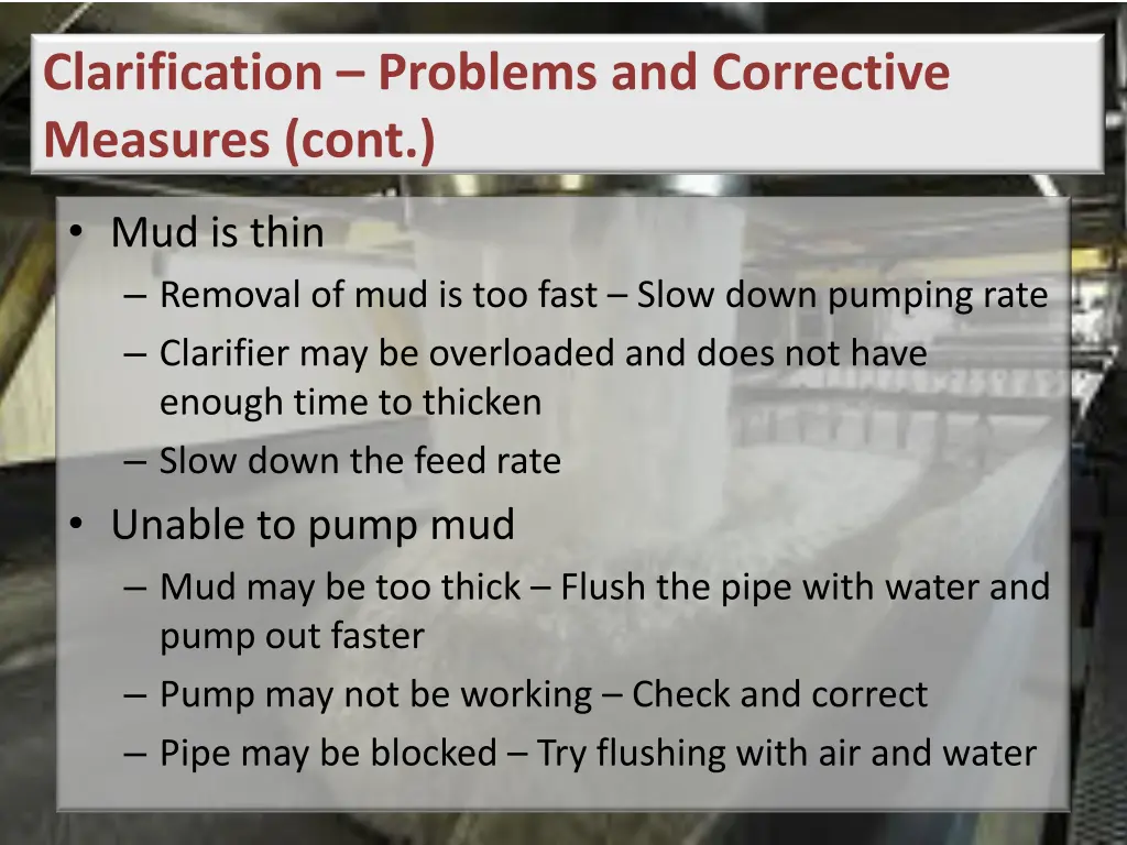 clarification problems and corrective measures 3
