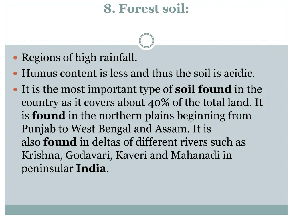 8 forest soil