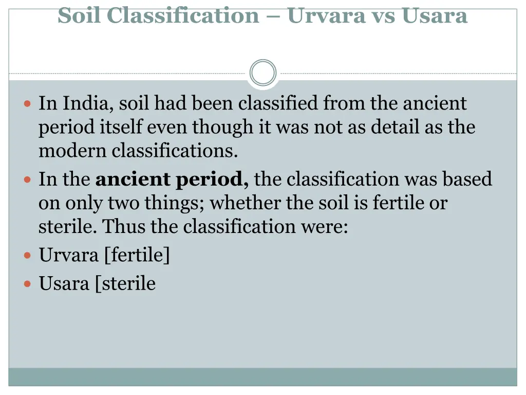 soil classification urvara vs usara