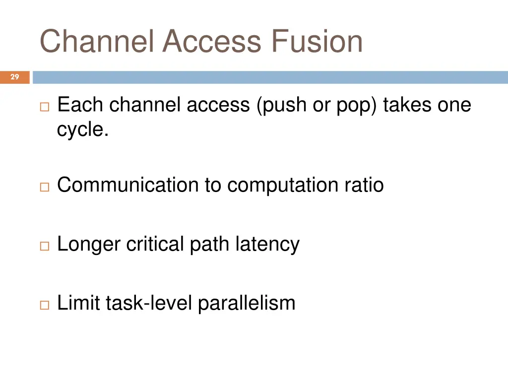 channel access fusion