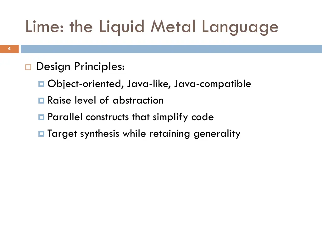 lime the liquid metal language
