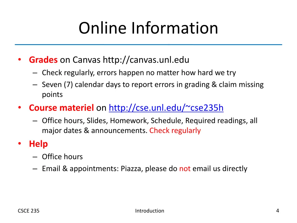 online information