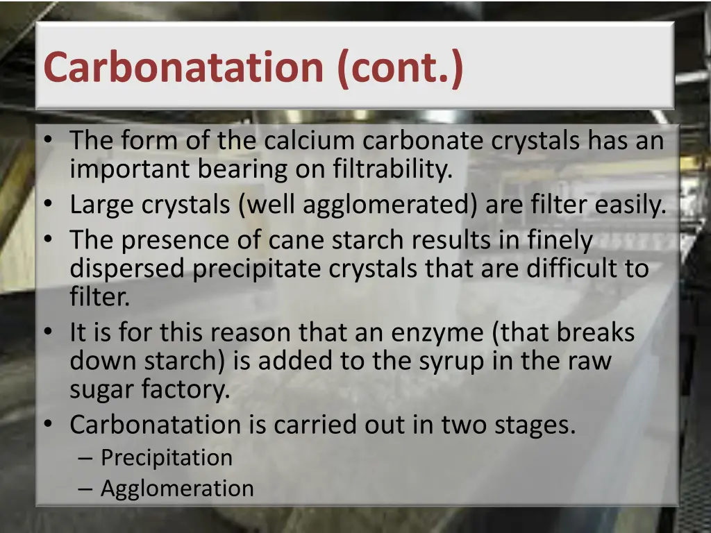 carbonatation cont