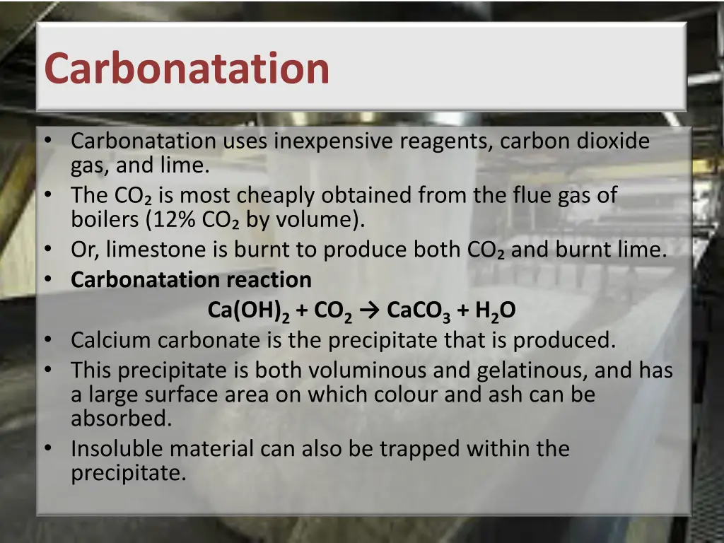 carbonatation