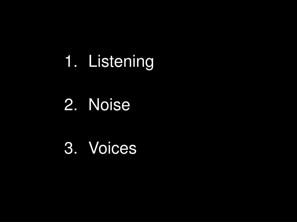 1 listening