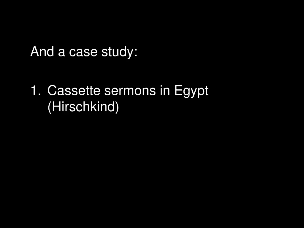 and a case study