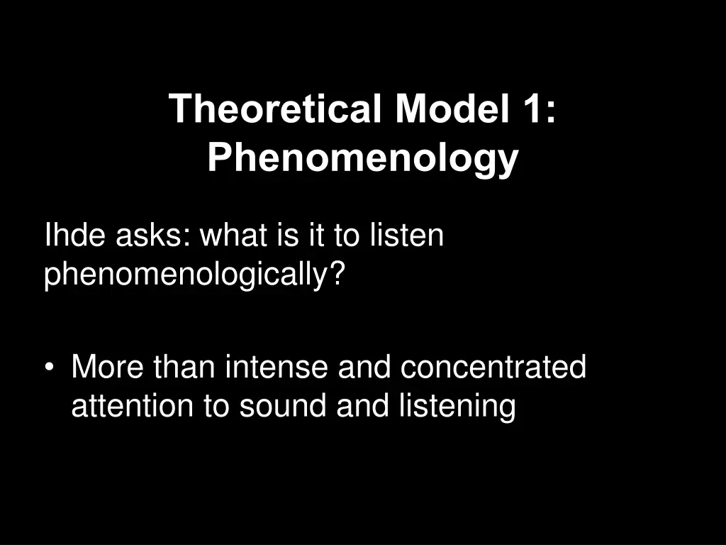 theoretical model 1 phenomenology 4