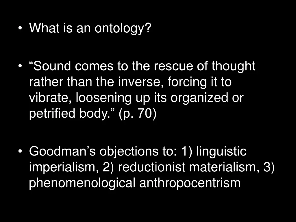 what is an ontology