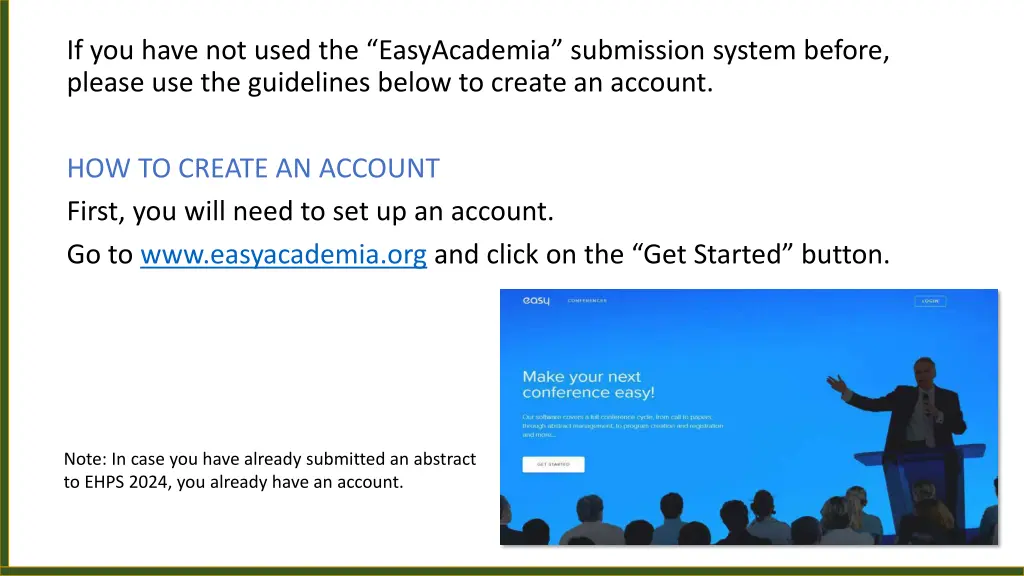 if you have not used the easyacademia submission