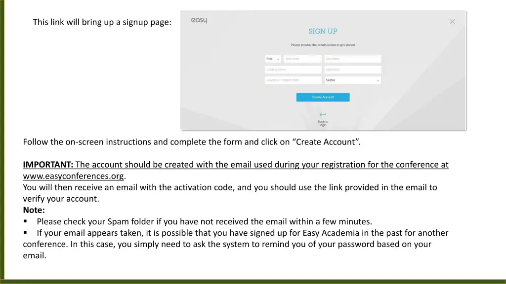 this link will bring up a signup page