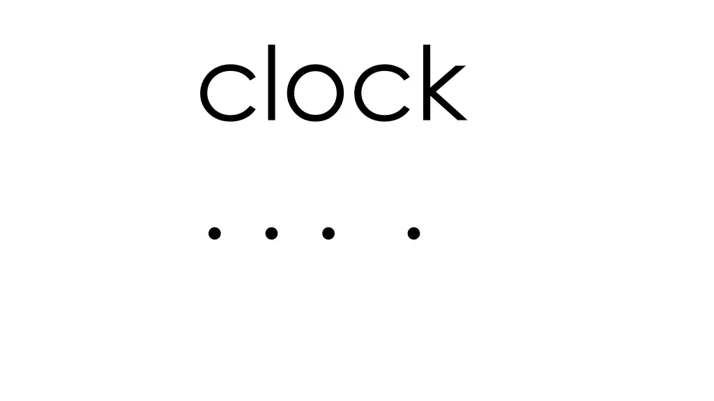 clock 1