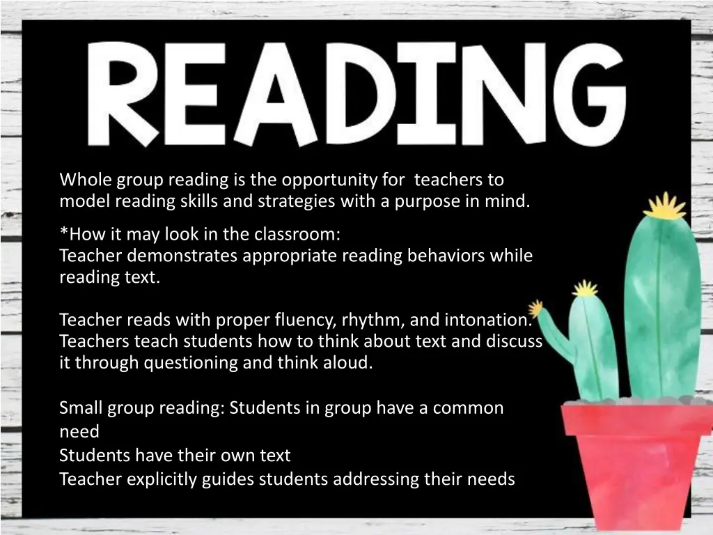 whole group reading is the opportunity
