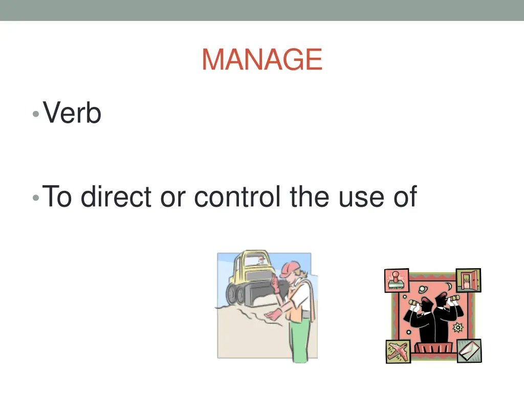 manage