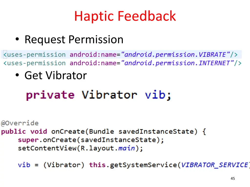 haptic feedback 2