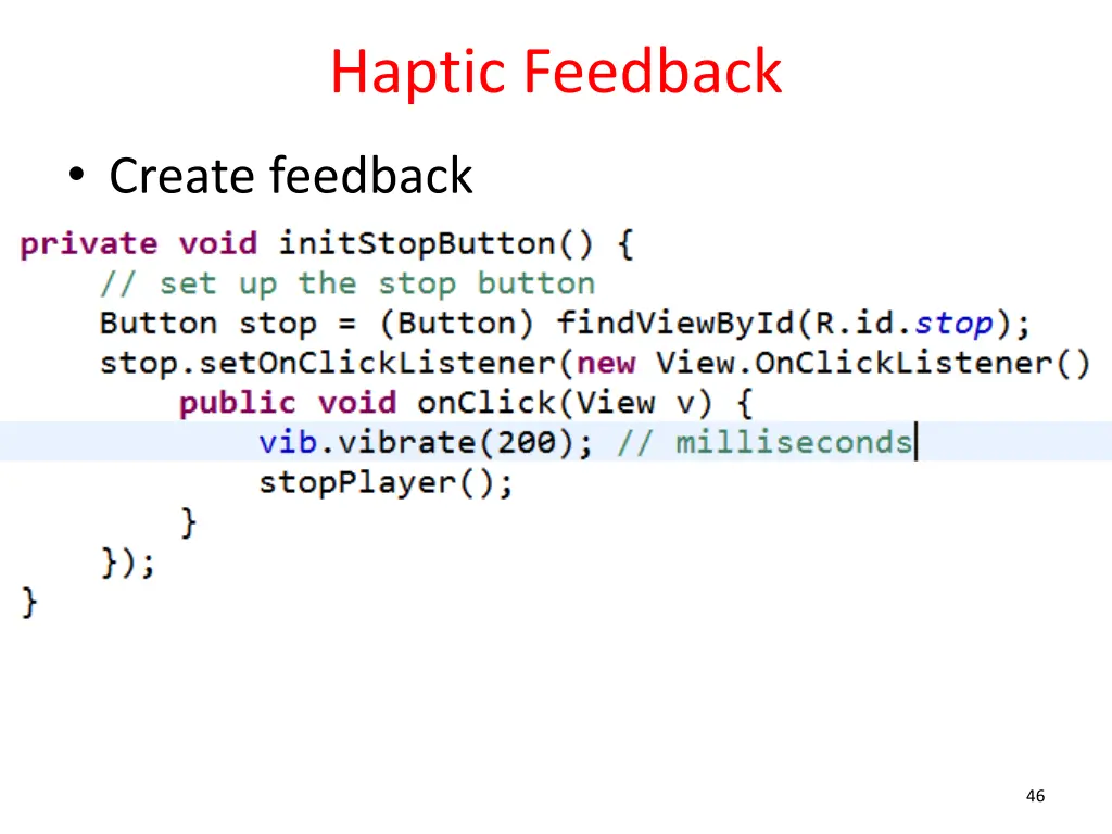 haptic feedback 3