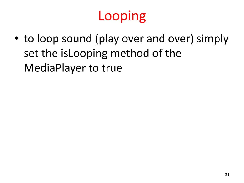 looping