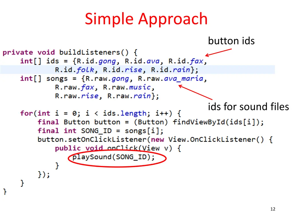 simple approach