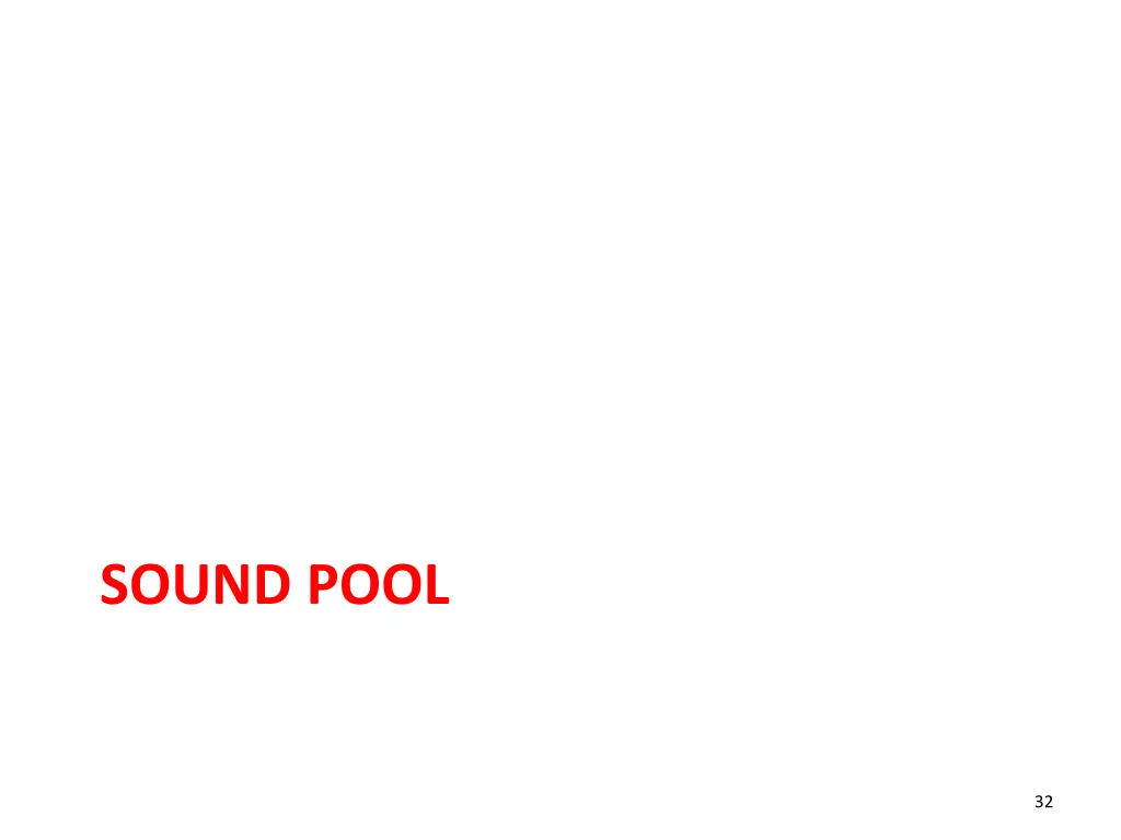 sound pool
