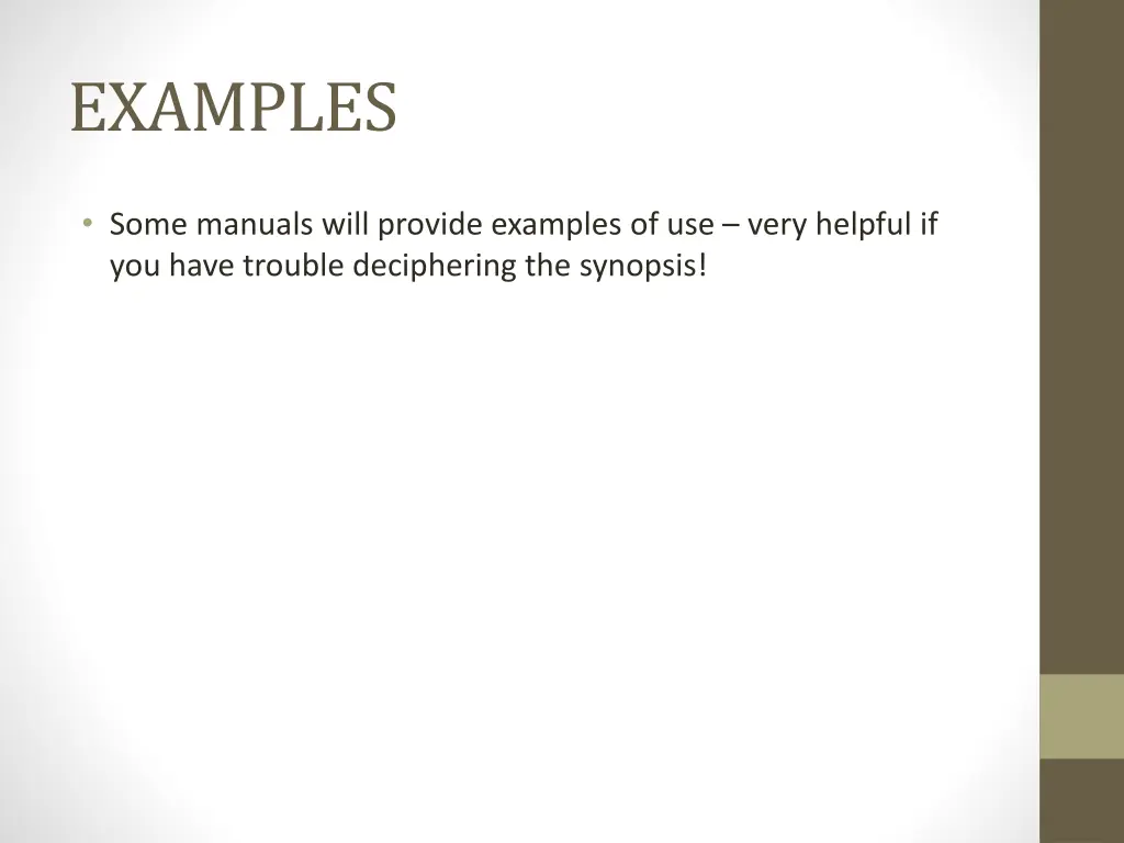 examples