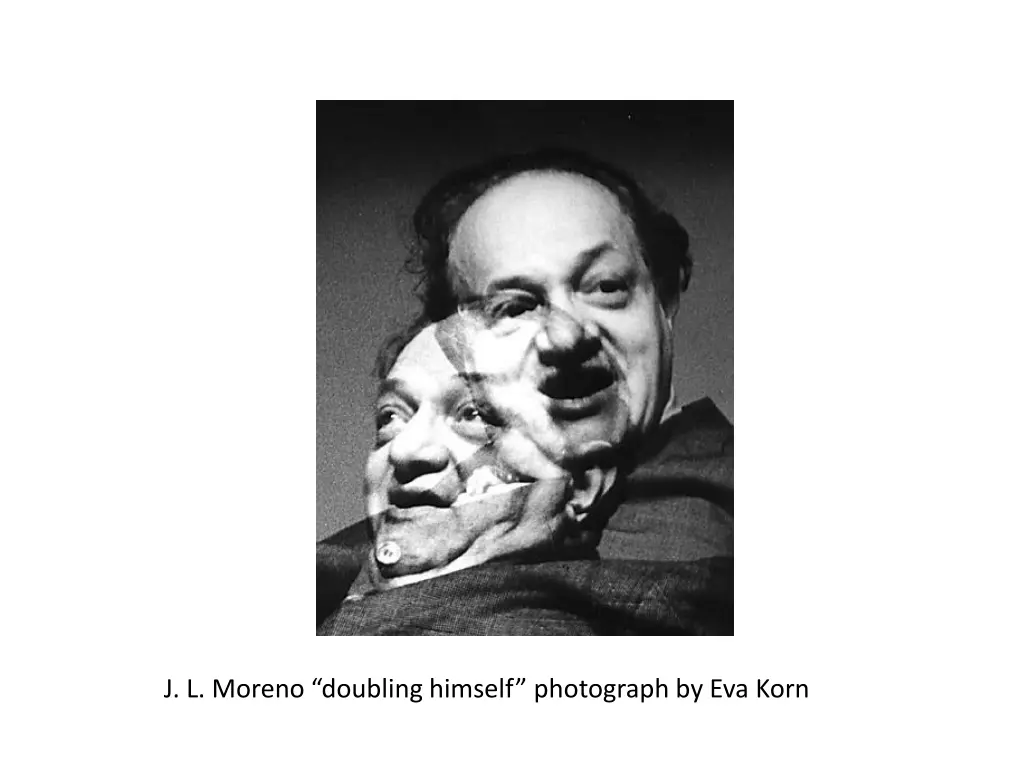 j l moreno doubling himself photograph by eva korn