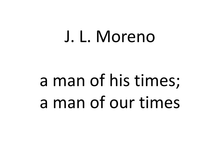 j l moreno