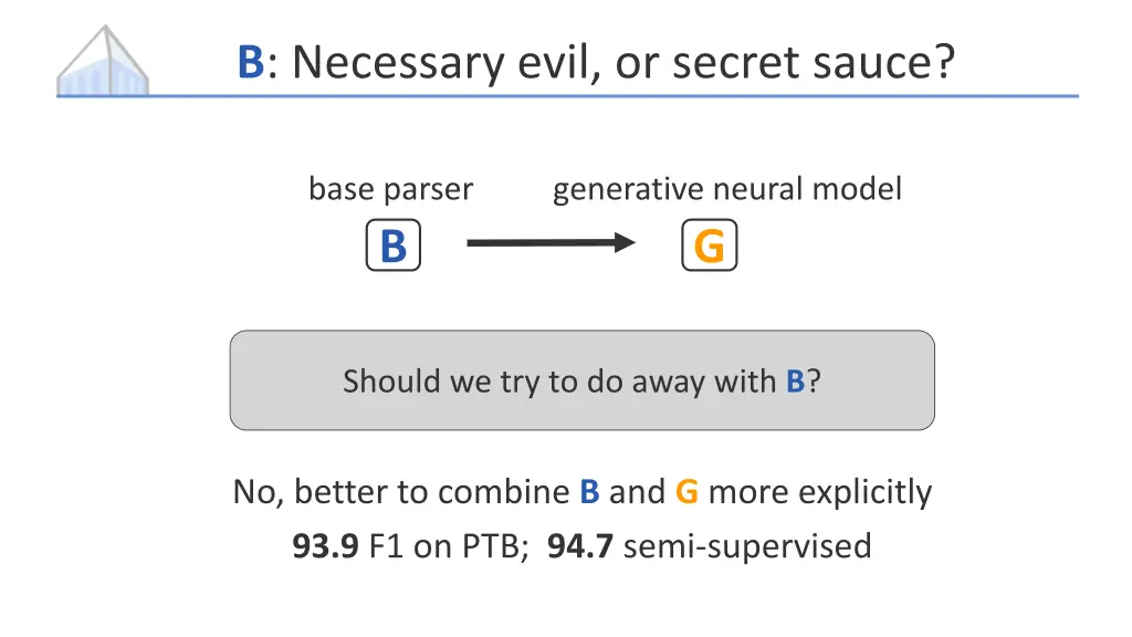 b necessary evil or secret sauce