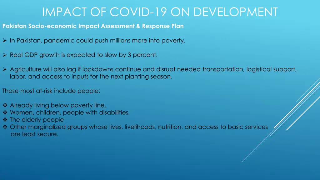 impact of covid 19 on development 3