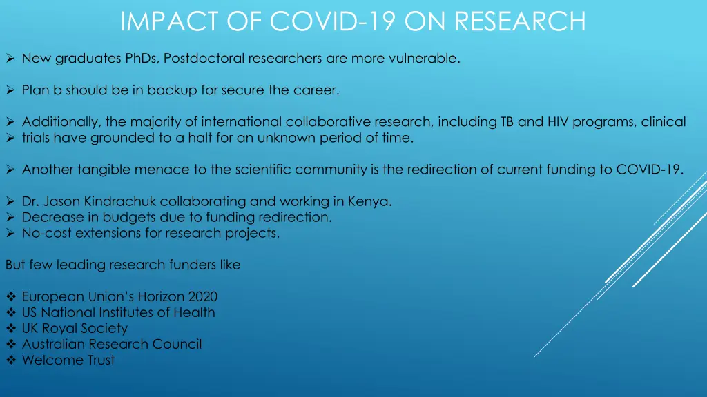 impact of covid 19 on research 1