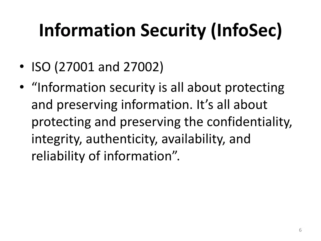 information security infosec