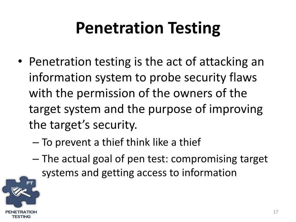 penetration testing