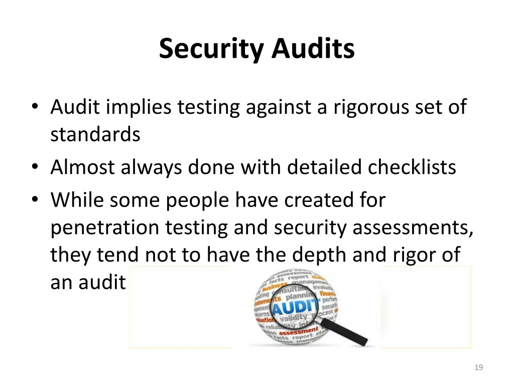 security audits