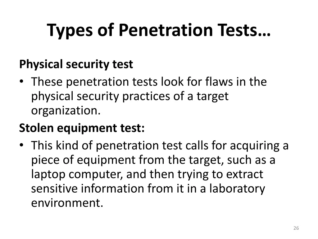 types of penetration tests 4