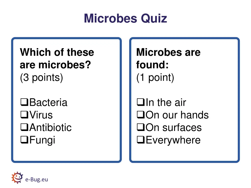 microbes quiz