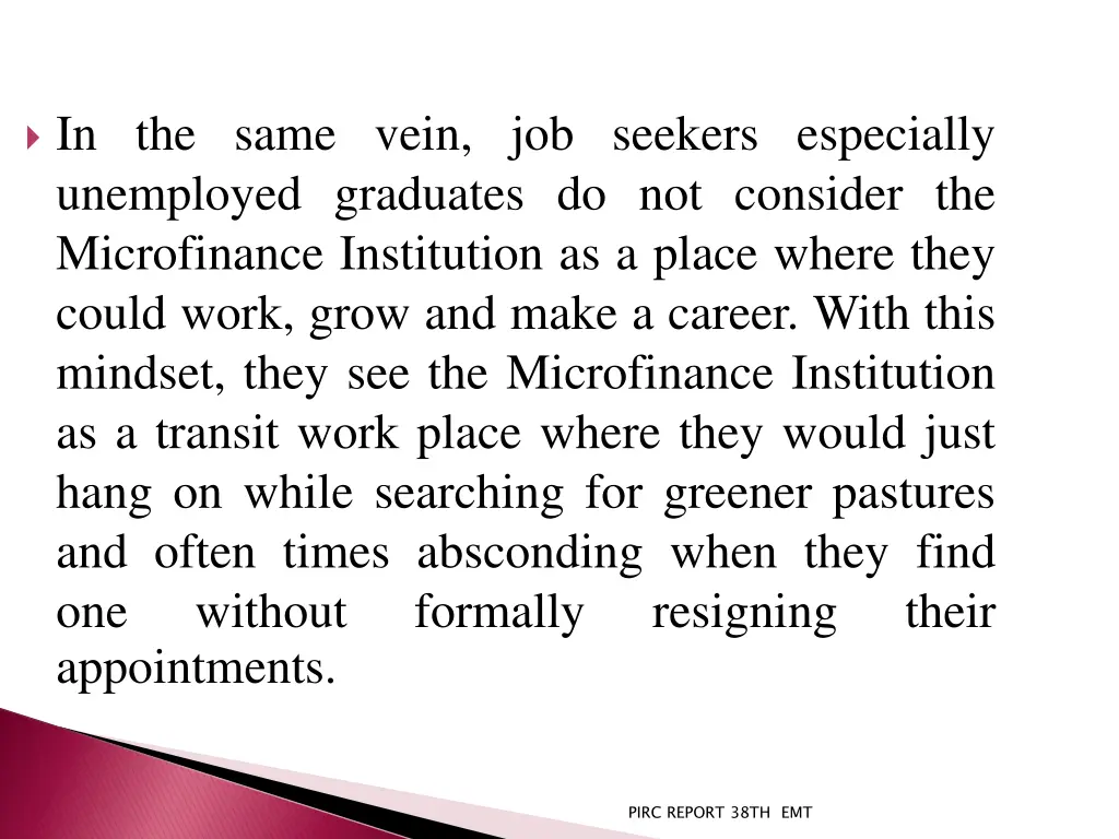 in the same vein job seekers especially