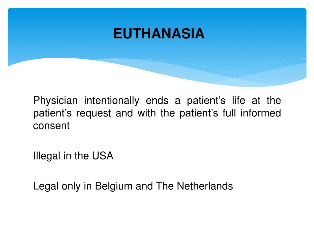 euthanasia