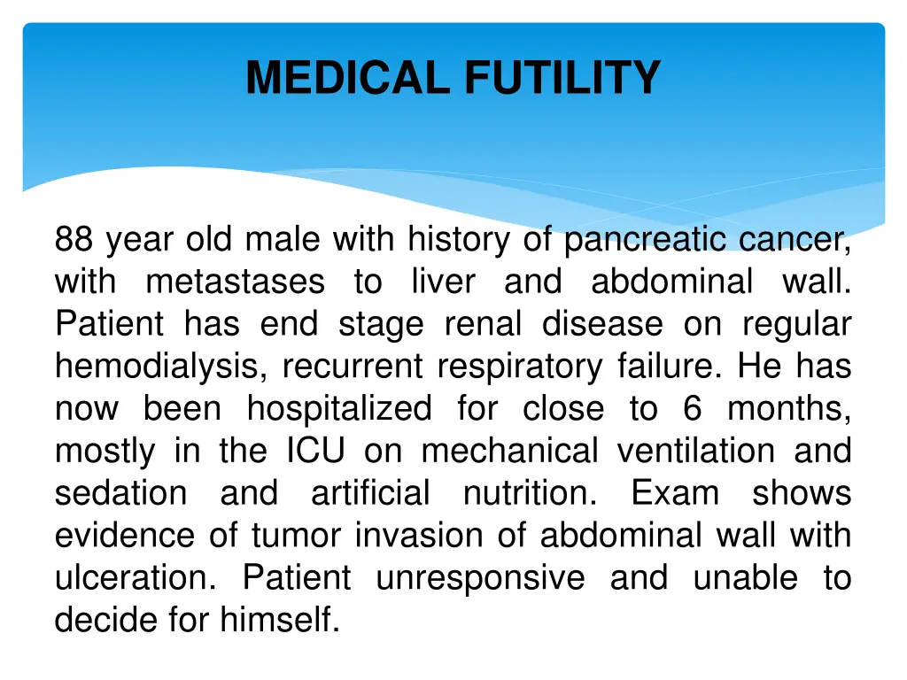 medical futility