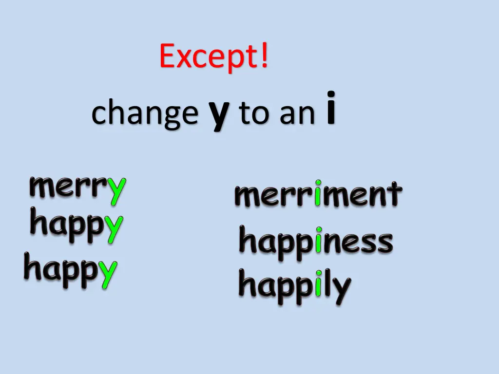 except