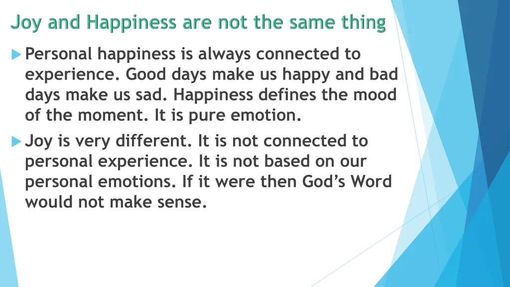 personal happiness is always connected