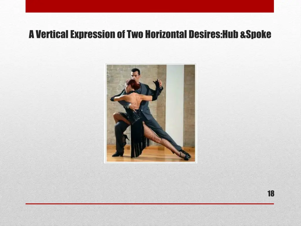 a vertical expression of two horizontal desires