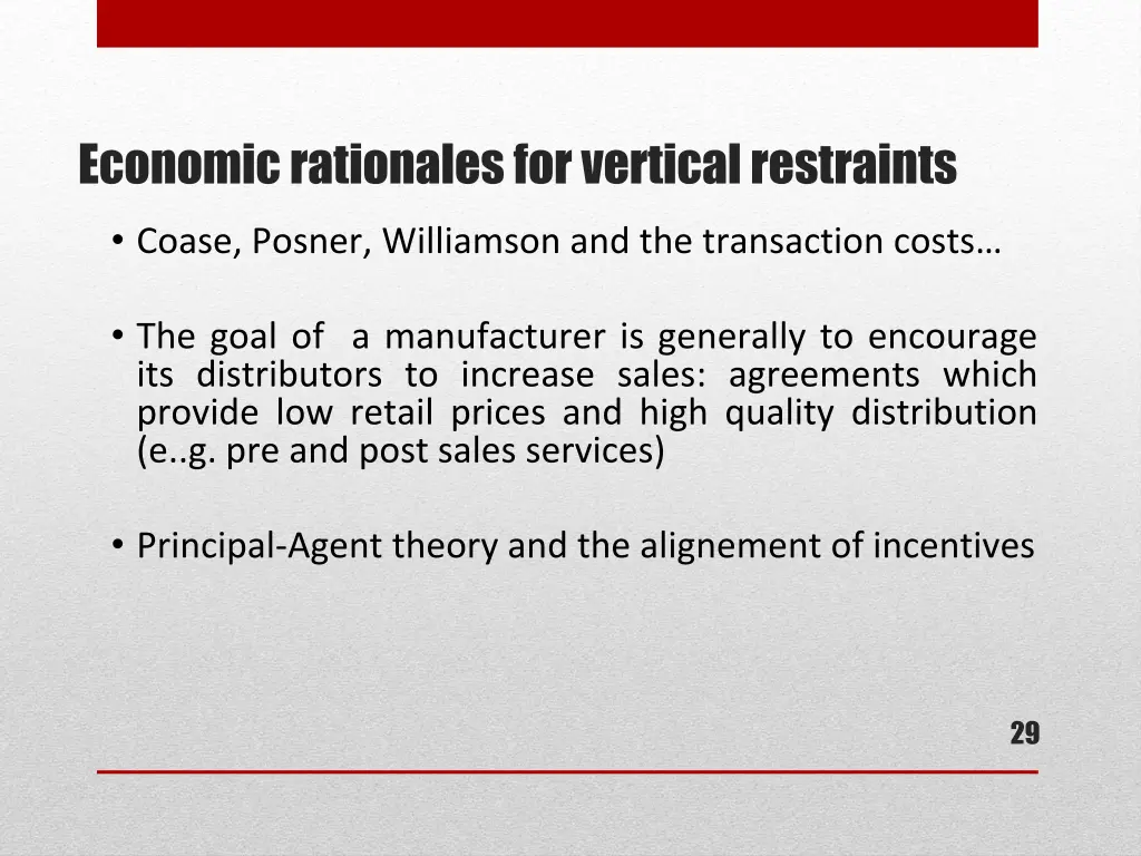 economicrationalesforverticalrestraints