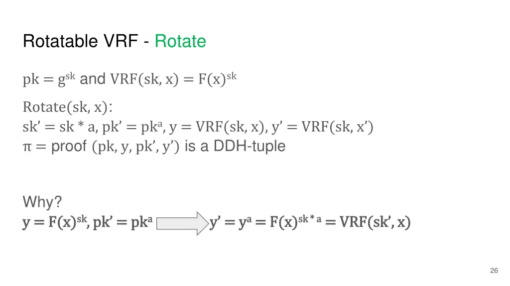 rotatable vrf rotate