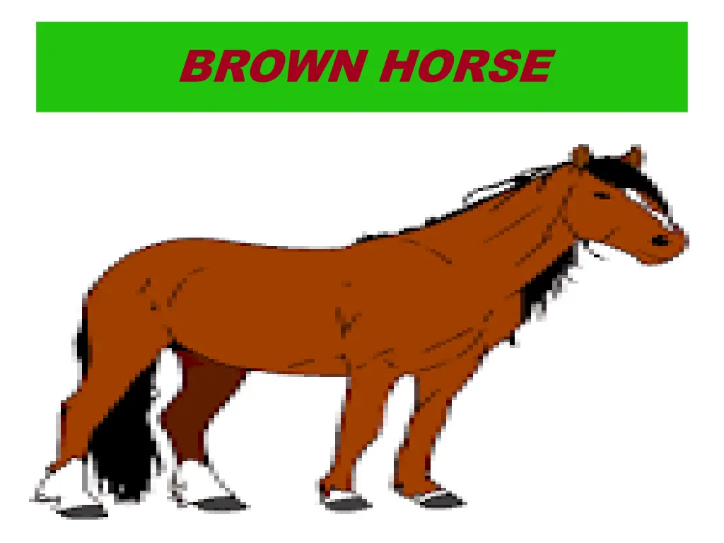 brown horse