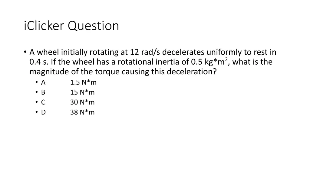 iclicker question 6