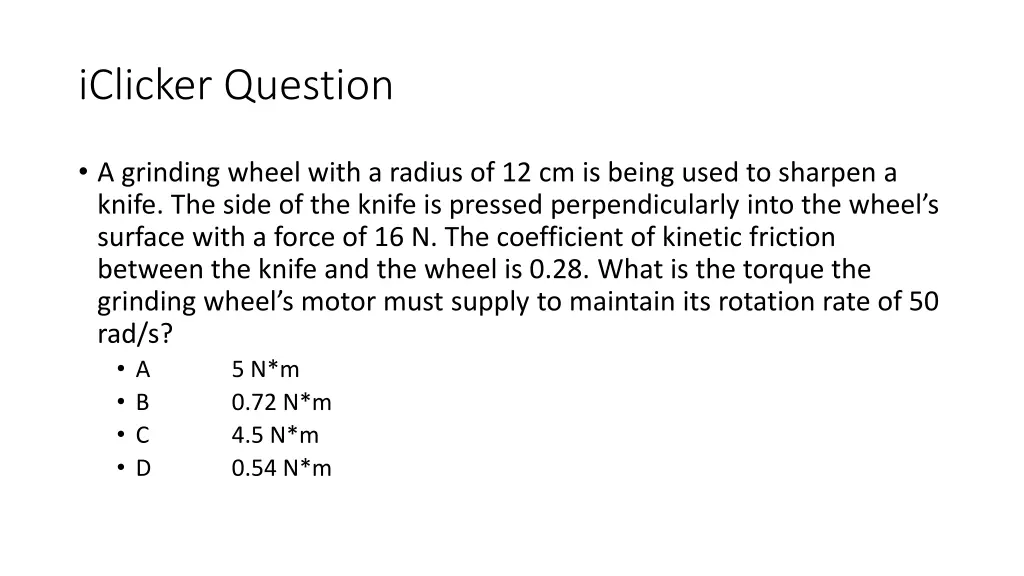iclicker question 8