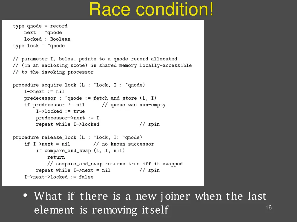 race condition