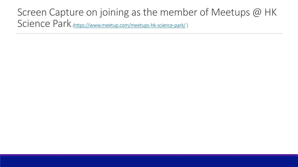 screen capture on joining as the member