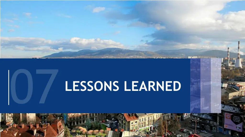 lessons learned